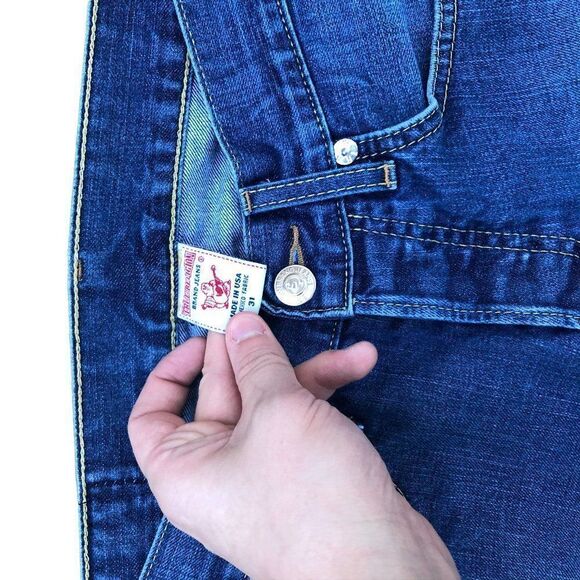 TRUE Religion Jeans Size 31 JACK Blue - Picture 6 of 8